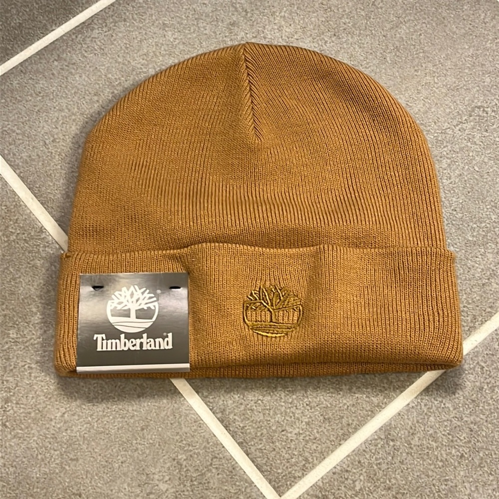 Timberland Winter acrylic hat one size wheat new mens womens
